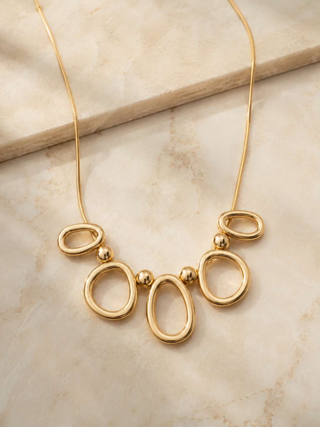 Golden Orbit Necklace