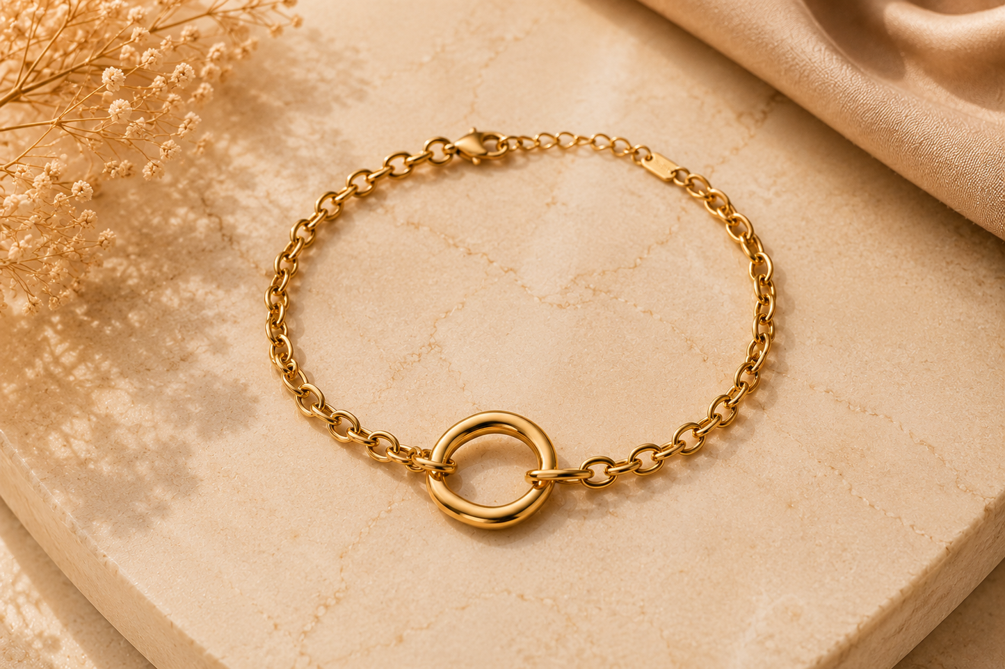 Golden Orbit Bracelet