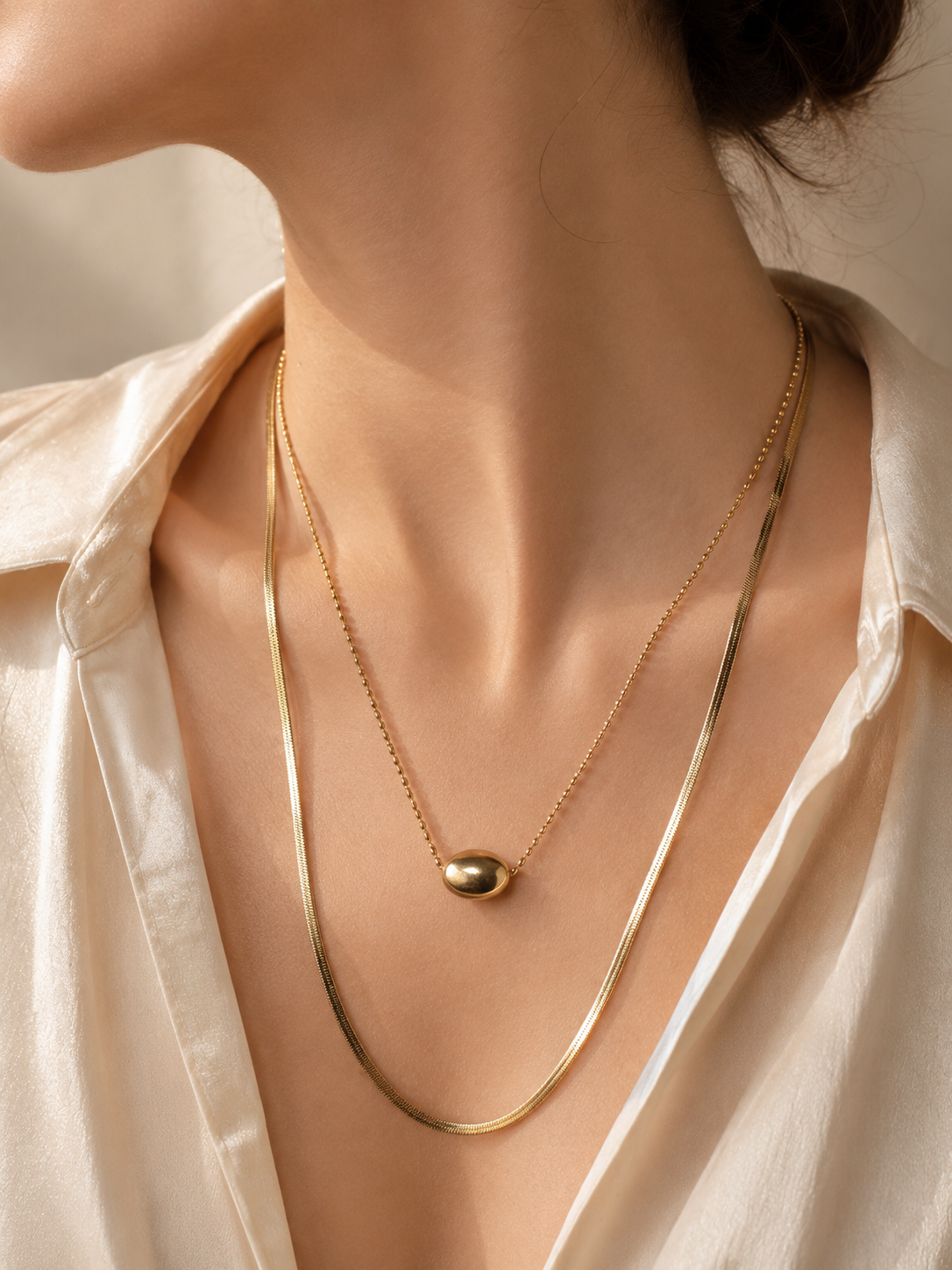 Golden Eclipse Necklace