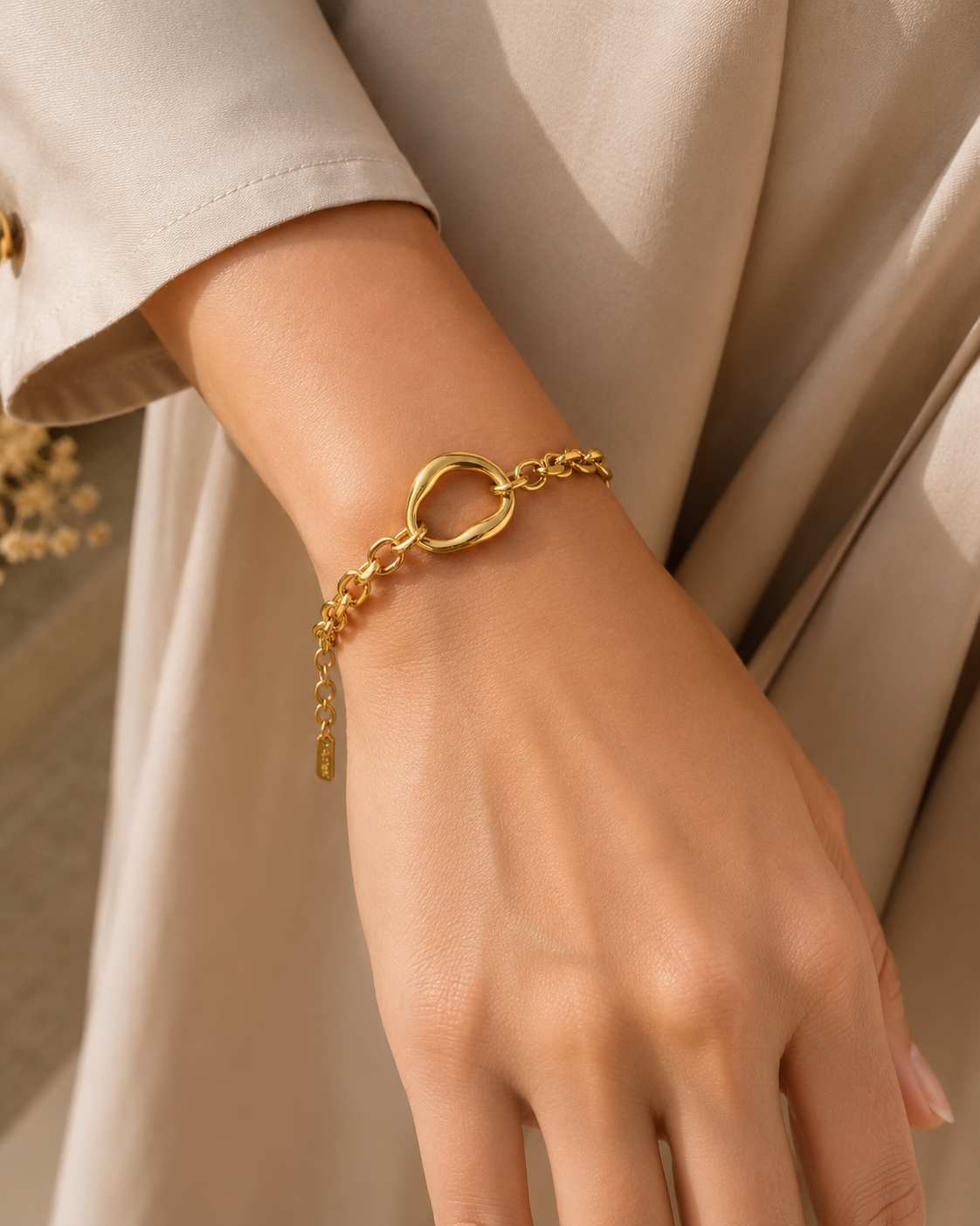 Golden Orbit Bracelet