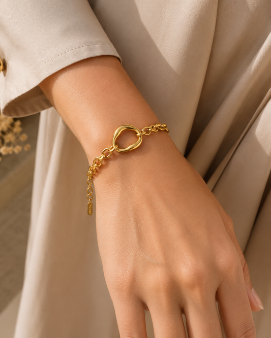 Golden Orbit Bracelet